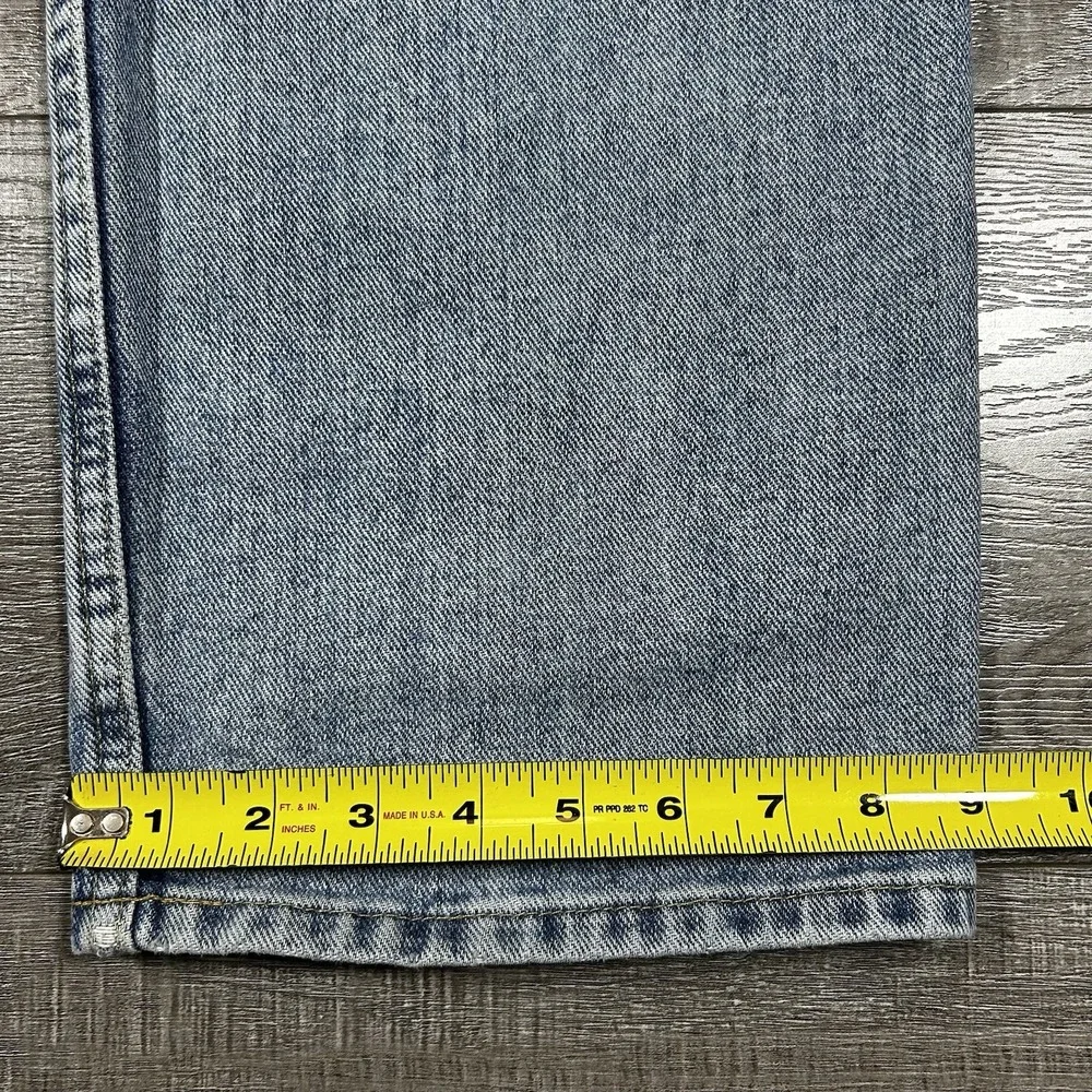 Vintage Nautica Jeans Co Jeans 36x36 Light Wash Straight‎ Leg Y2K Denim - Picture 7 of 7